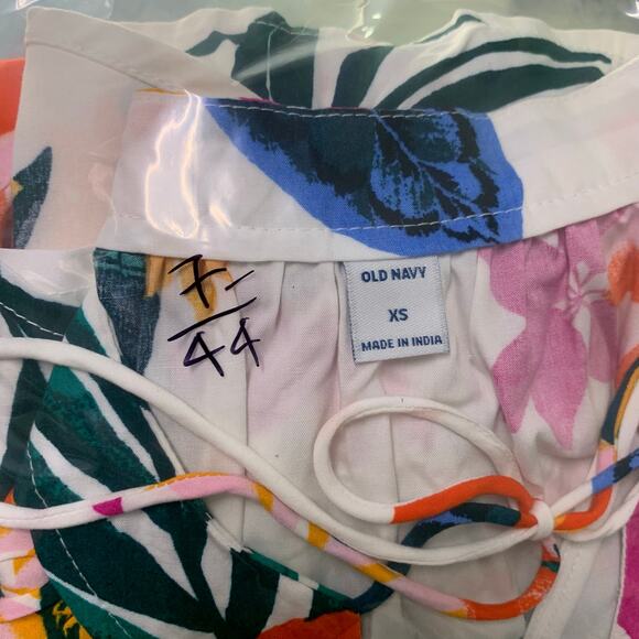 NEW Sleeveless Tie-Neck Shift Dress for Women SZ XS Tropical Floral - Picture 10 of 10